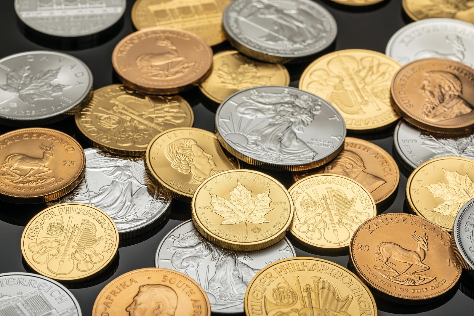 Precious metals coins — gold and silver bullion portfolio tracking